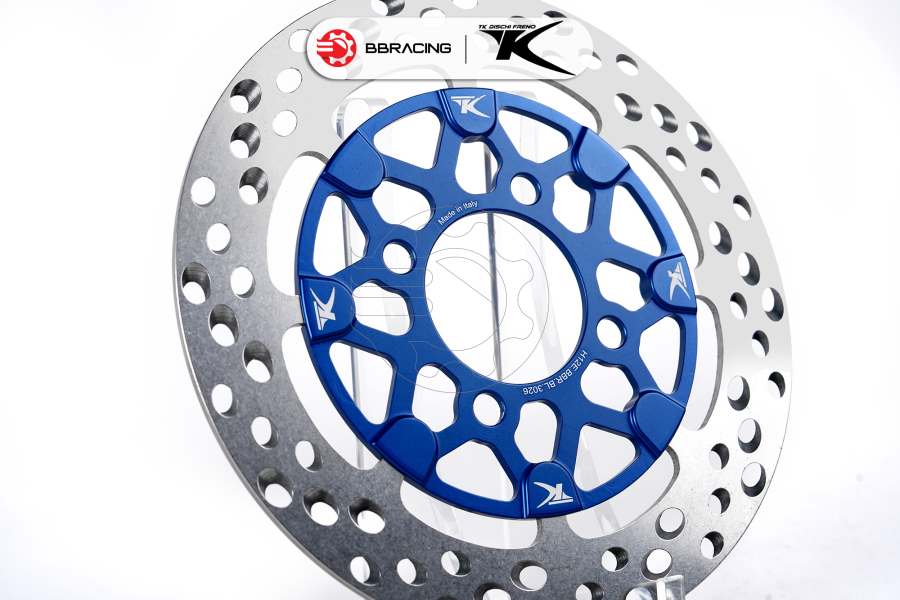 Đĩa Thắng TK RACING Honda Wave, Monkey 125 Trước 220mm - Xanh Dương