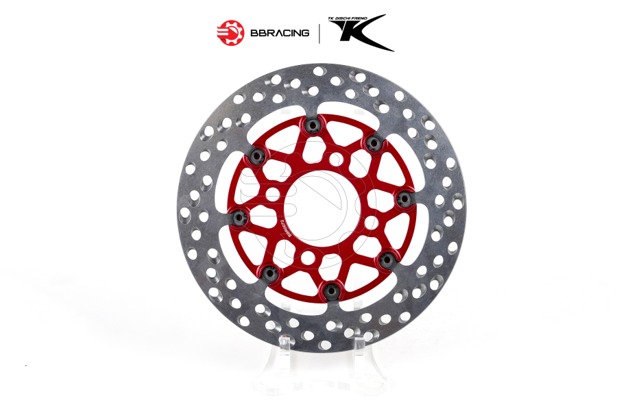 Đĩa Thắng TK RACING Honda Wave, Monkey 125 Trước 220mm - Đỏ