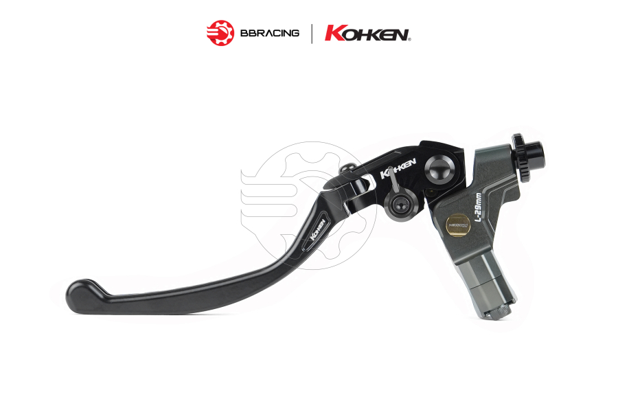 Tay Côn KOHKEN Avanza Vàng Nút Đen - Lever Dài