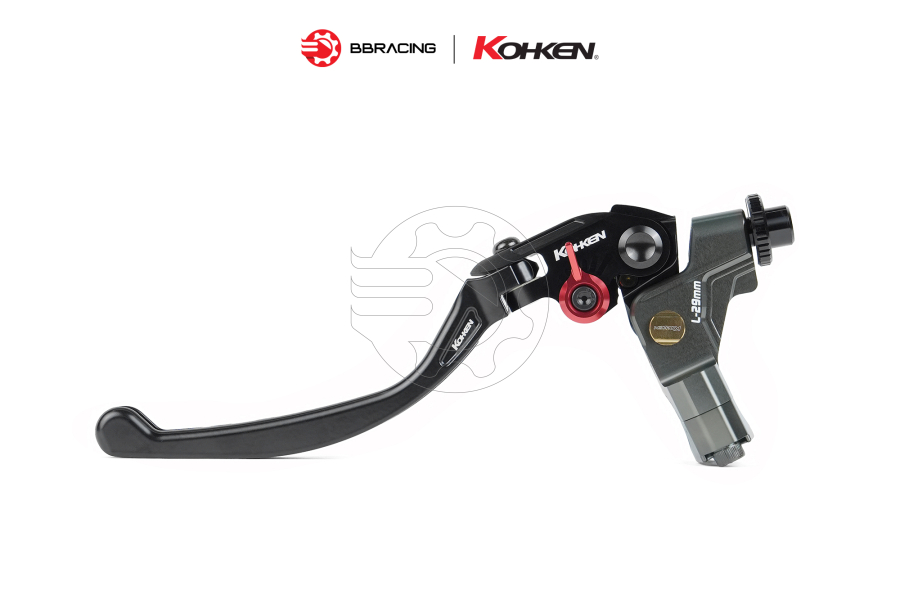 Tay Côn KOHKEN Avanza Vàng Nút Đỏ - Lever Dài