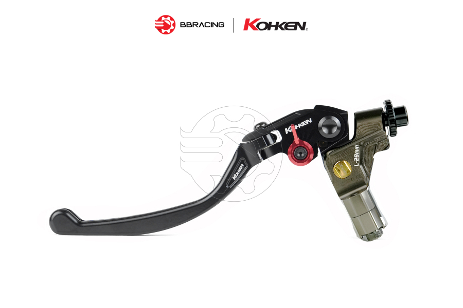 Tay Côn KOHKEN Avanza Vàng Nút Đỏ - Lever Dài