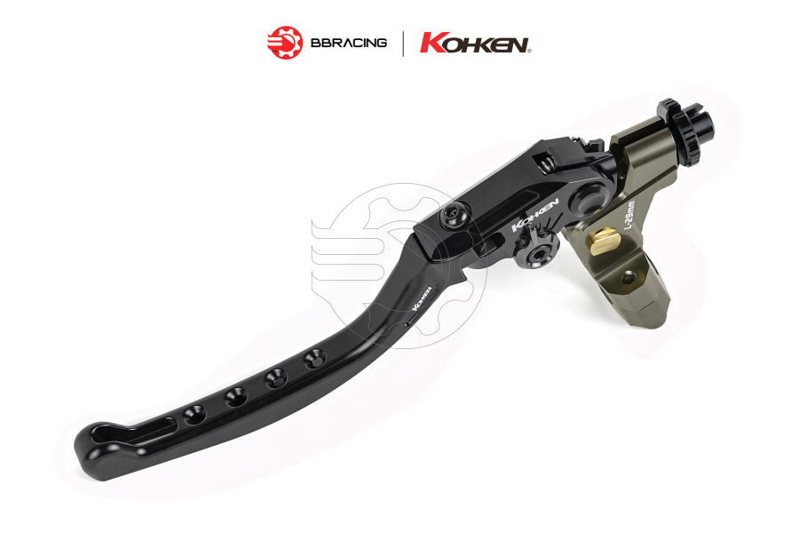 Tay Côn KOHKEN Avanza Vàng Nút Đen - Lever Dài