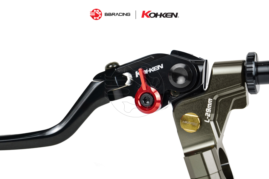 Tay Côn KOHKEN Avanza Vàng Nút Đỏ - Lever Dài