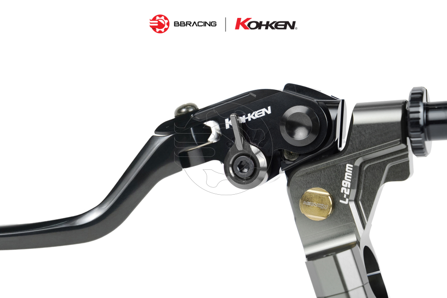 Tay Côn KOHKEN Avanza Đen - Lever Brembo Corsa Corta