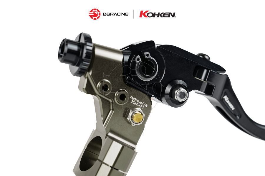 Tay Côn KOHKEN Avanza Vàng Nút Đen - Lever Dài