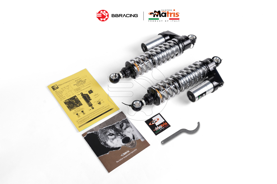 Phuộc Sau Matris Triumph T120 - M40TC Chrome