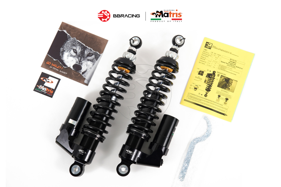 Phuộc Sau Matris Triumph Speed Twin 1200 - Đen