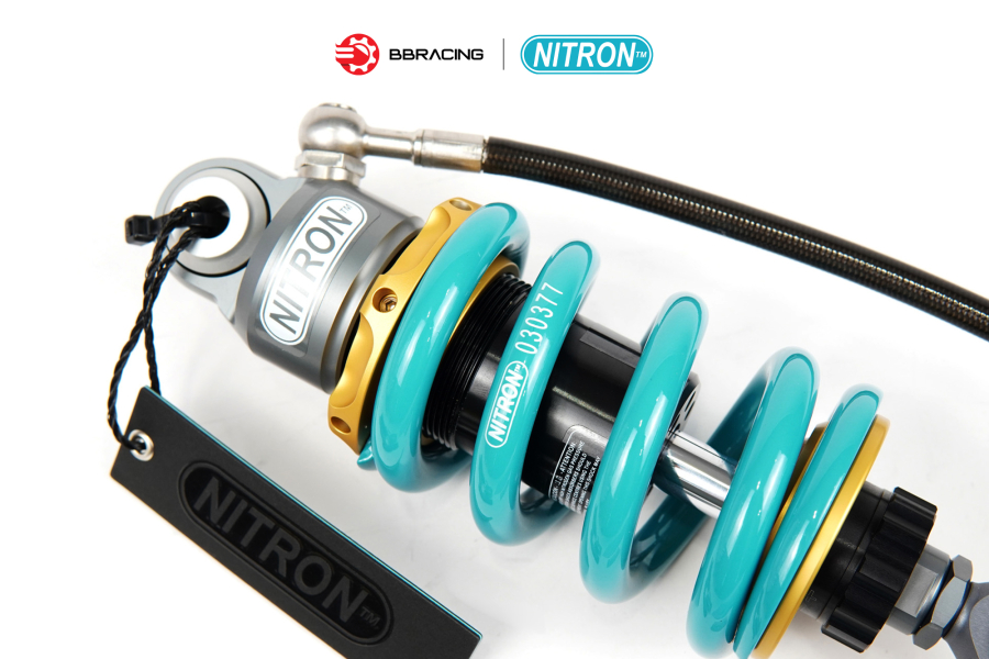 Phuộc Sau Nitron R3 Yamaha Exciter 150 - Xanh