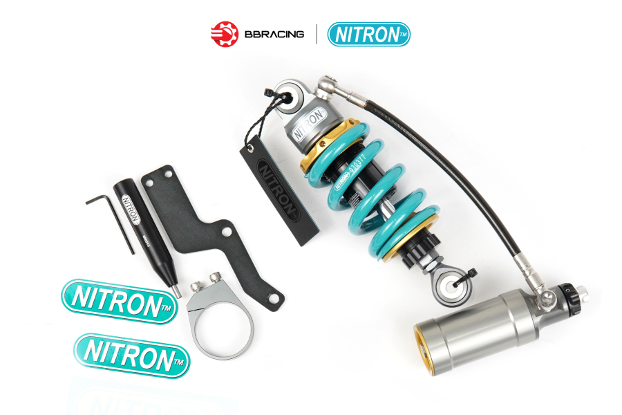 Phuộc Sau Nitron R3 Yamaha Exciter 150 - Xanh