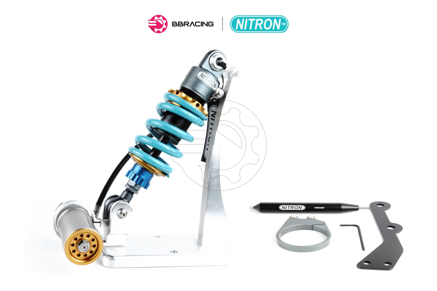 Phuộc Sau Nitron R3 Yamaha Y125Z - Xanh DLC