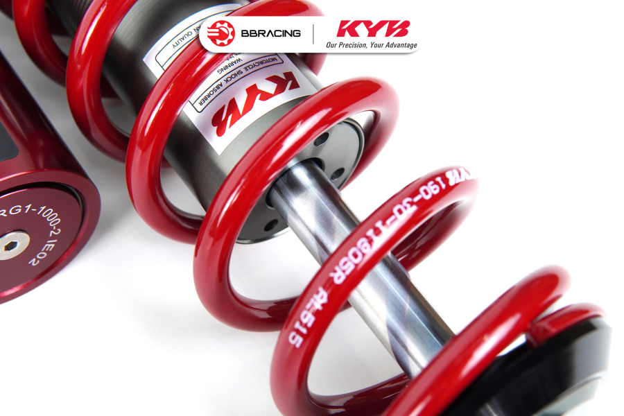 Phuộc Sau Honda Click 150 - KYB Alpha Đỏ