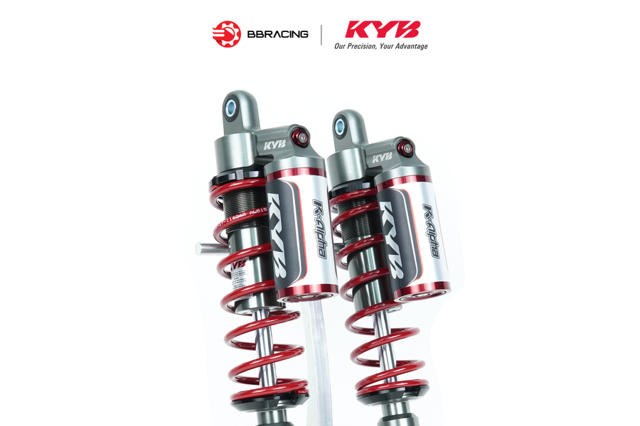 Phuộc Sau Honda Wave - KYB Alpha Đỏ