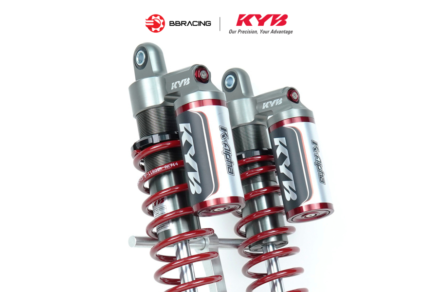 Phuộc Sau Honda Forza 300 - KYB Alpha Đỏ