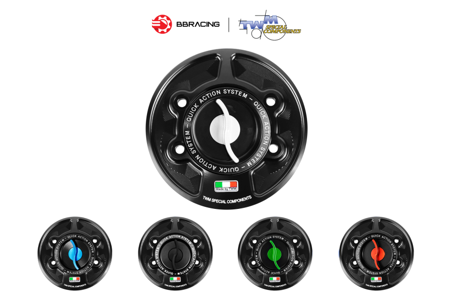 Nắp Xăng TWM BMW S1000R/RR 2010-21 Bạc