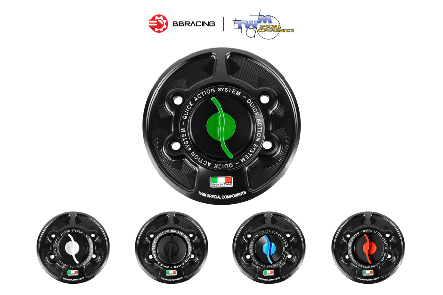 Nắp Xăng TWM BMW S1000R/RR 2010-21 Xanh Lá