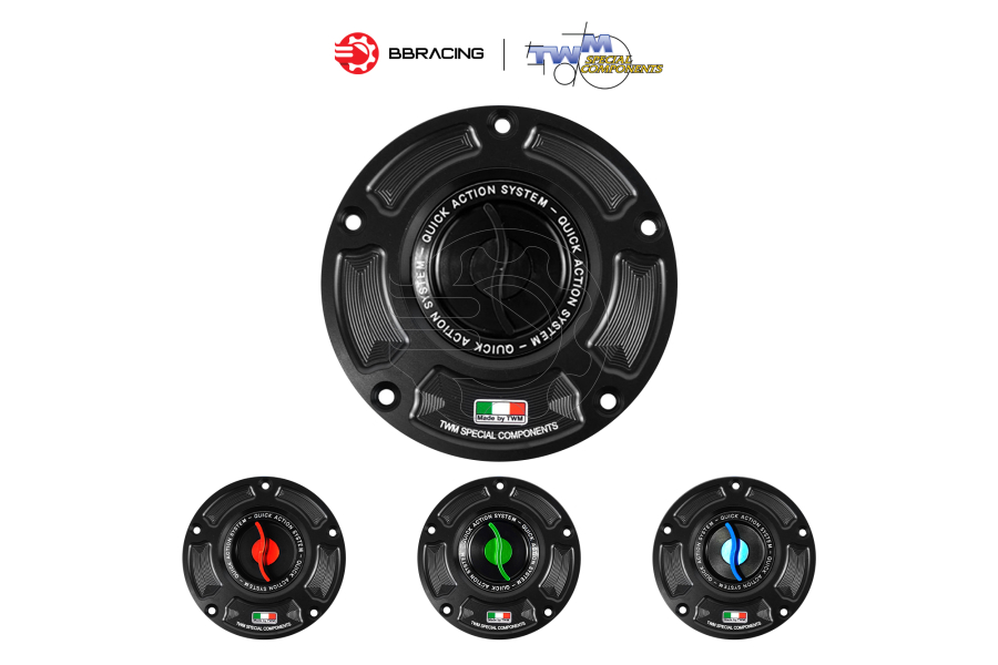 Nắp Xăng TWM Yamaha R1 Đen