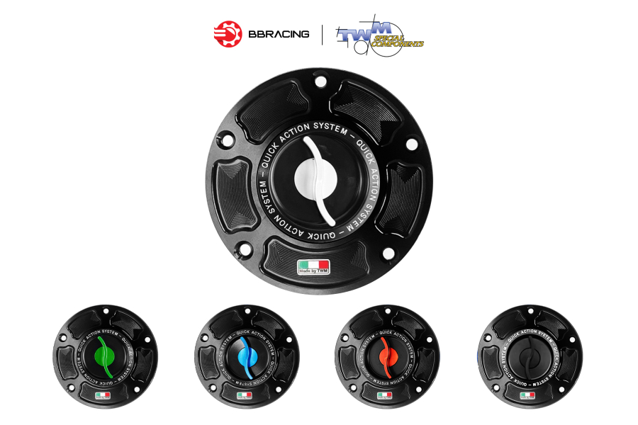 Nắp Xăng TWM Kawasaki ZX-10R 2004-05 Bạc