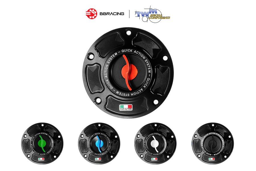 Nắp Xăng TWM Kawasaki ZX-10R 2004-05 Đỏ