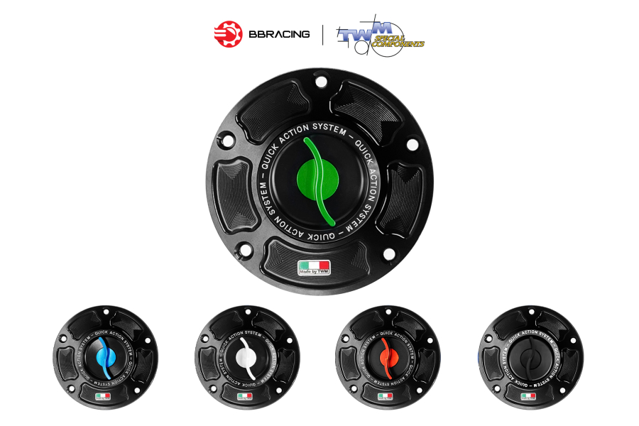Nắp Xăng TWM Kawasaki ZX-10R 2004-05 Xanh Lá