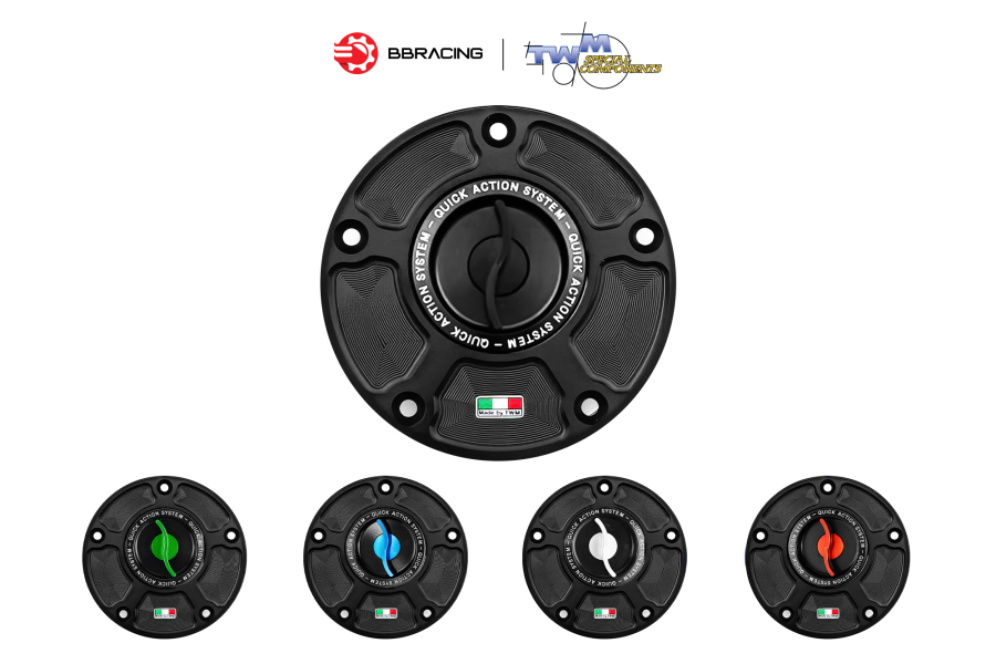 Nắp Xăng TWM Kawasaki ZX-10R 2006-20 Đen