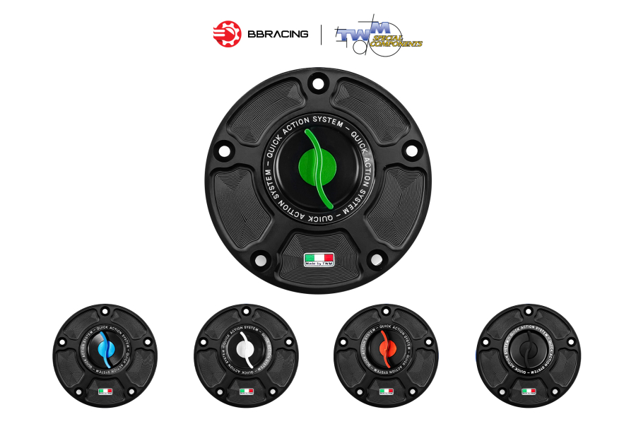 Nắp Xăng TWM Kawasaki ZX-10R 2006-20 Xanh Lá