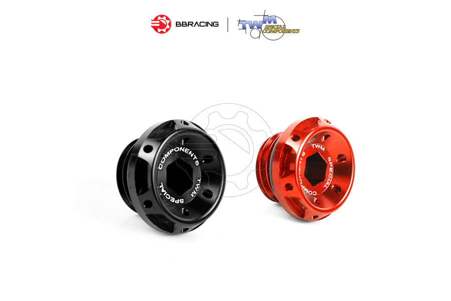 Nắp Nhớt TWM Ducati, Honda Đen
