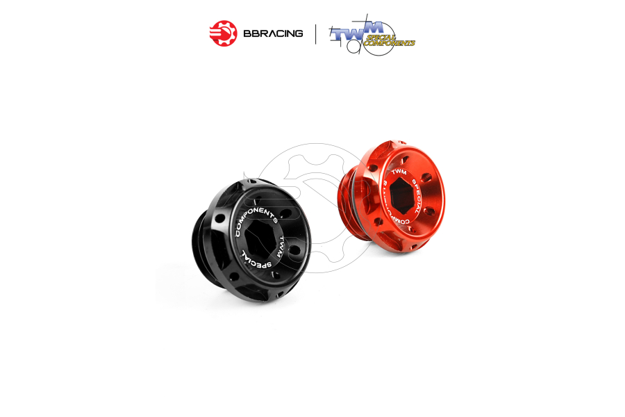 Nắp Nhớt TWM Ducati, Honda Đỏ