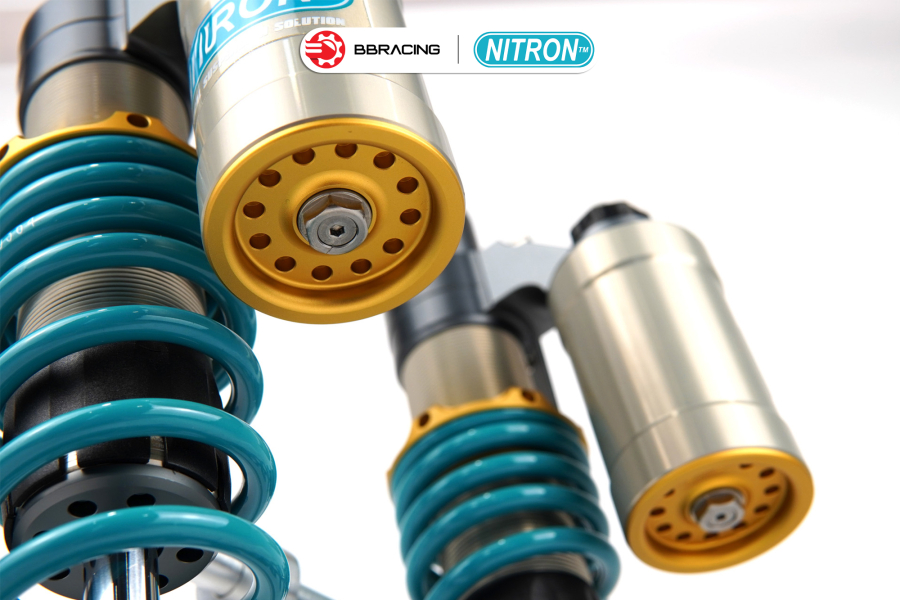 Phuộc Sau Nitron R3 Triumph Thruxton R - Xanh