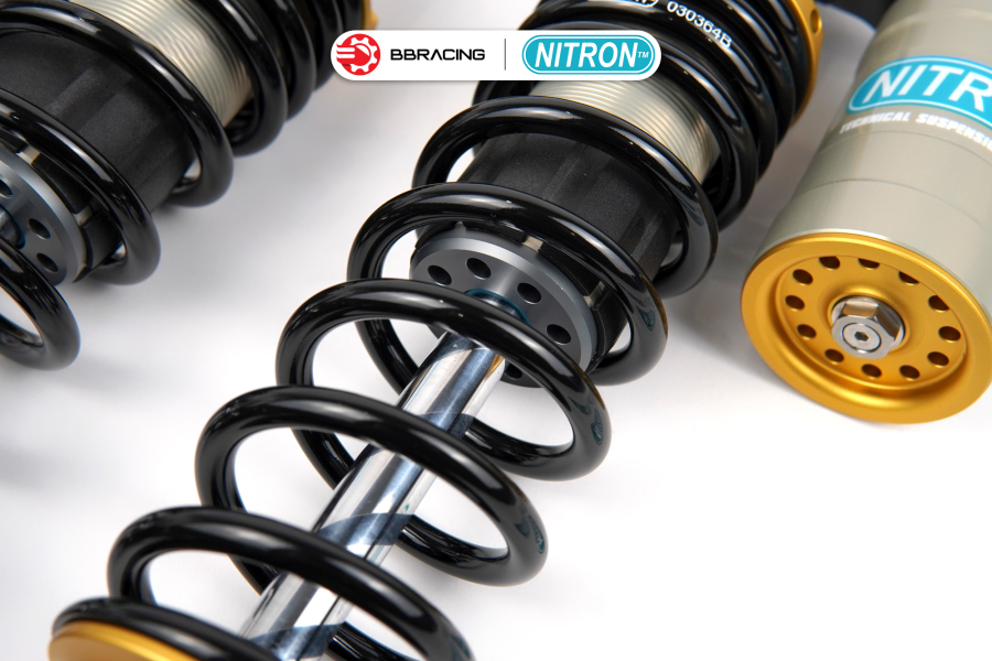 Phuộc Sau Nitron R3 Triumph Thruxton R - Đen Chén Vàng
