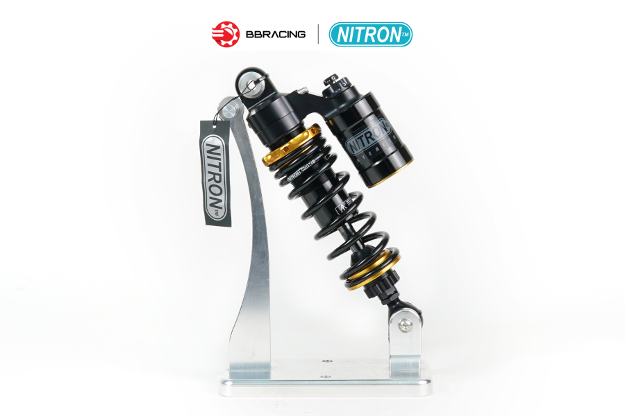 Phuộc Sau Nitron R3 Honda Monkey 50 - Stealth Chén vàng