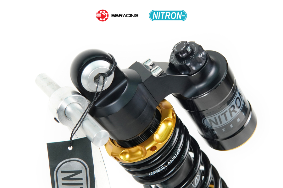 Phuộc Sau Nitron R3 Honda Monkey 50 - Stealth Chén vàng