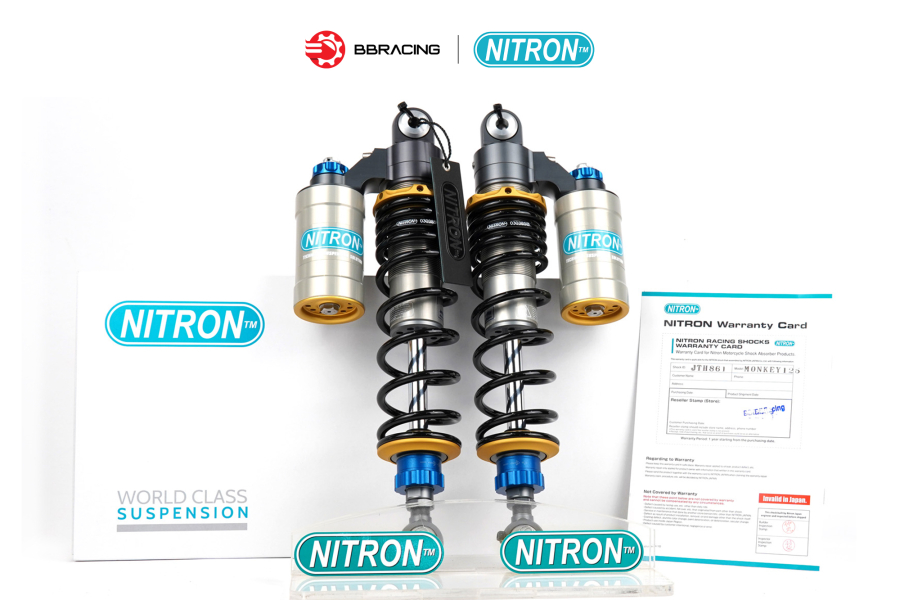 Phuộc Sau Nitron R3 Honda Dream/Wave 100/110 - Đen