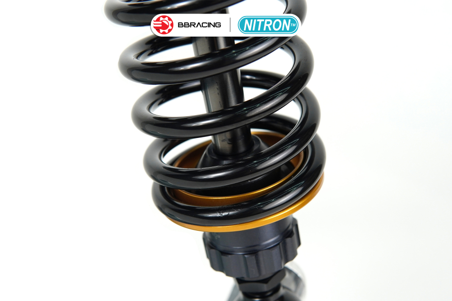 Phuộc Sau Nitron R1 Honda Monkey 125 - Stealth Chén vàng