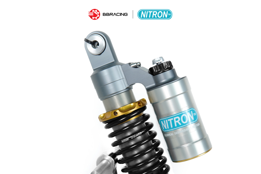 Phuộc Sau Nitron R3 Triumph Thruxton R - Đen Chén Vàng