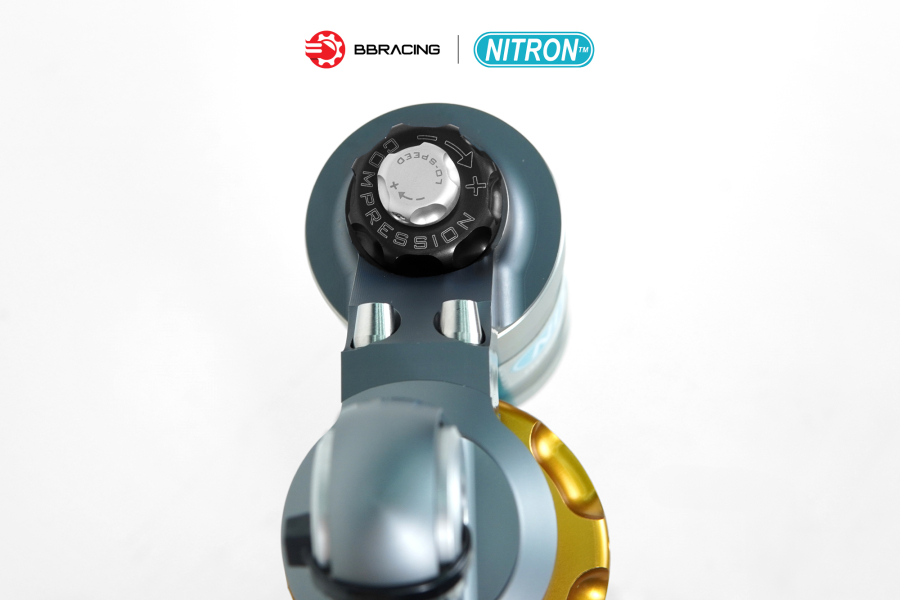 Phuộc Sau Nitron R3 Triumph Thruxton R - Đen Chén Vàng
