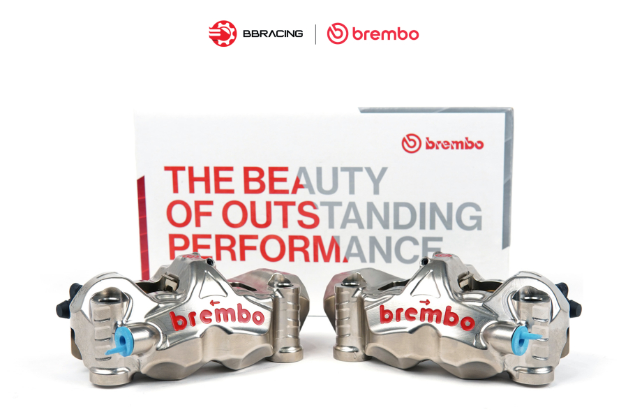 Heo Thắng Brembo MotoGP Wet P4 32/36 108mm Nickel Trái