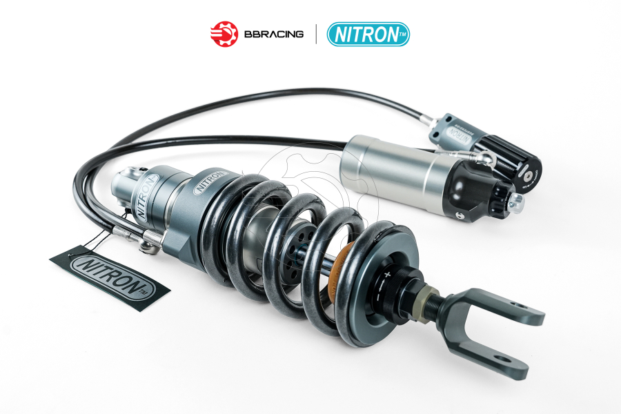 Phuộc Sau Nitron R3 Yamaha R7 2021-25 + HPA - Đen