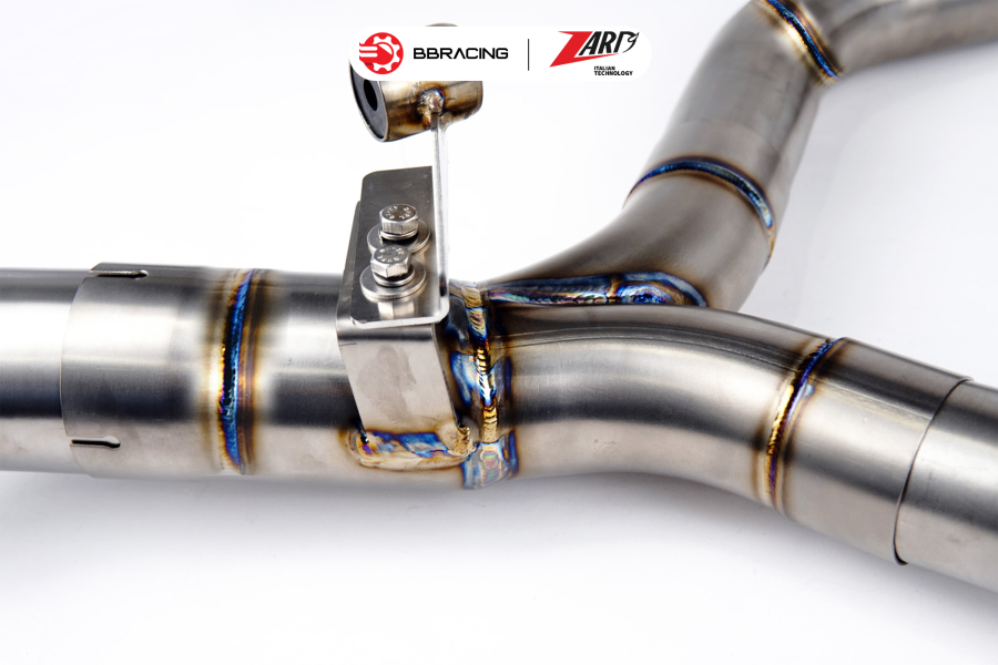 Zard BMW R9T 2021-23 - Cổ Pô Titanium Snake Welds