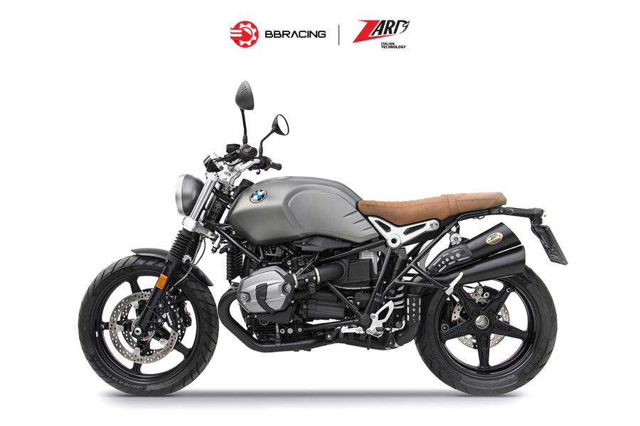 Zard BMW R9T Scrambler 2021-23 - Slip On Hardy Black Coating