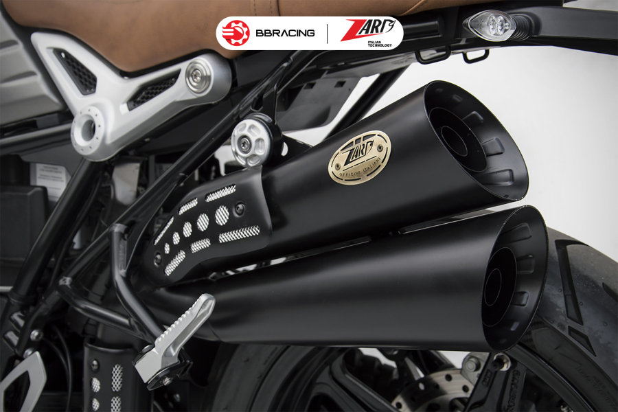 Zard BMW R9T Scrambler 2021-23 - Slip On Hardy Black Coating