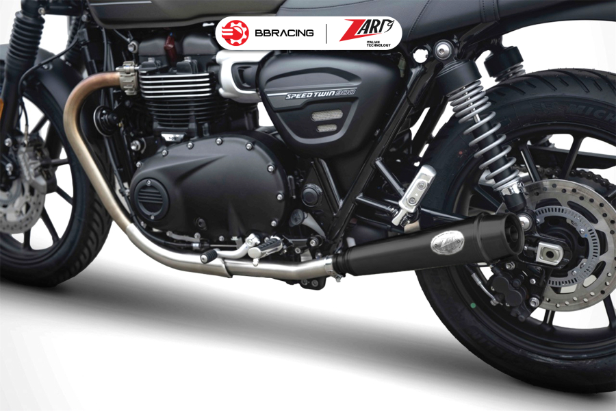 Zard Triumph Speed Twin 900 2021-23 - Slip On N.2 Euro 5 Black Coating