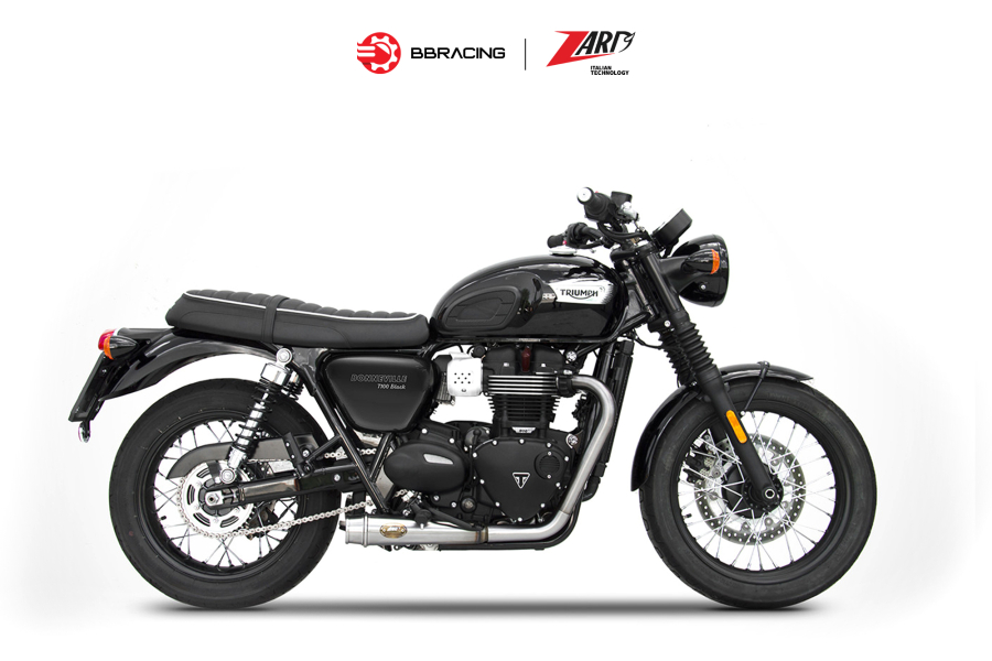 Zard Triumph Bonneville T120 2016-23 - Full Kit 2>2 Racing Stainless Steel