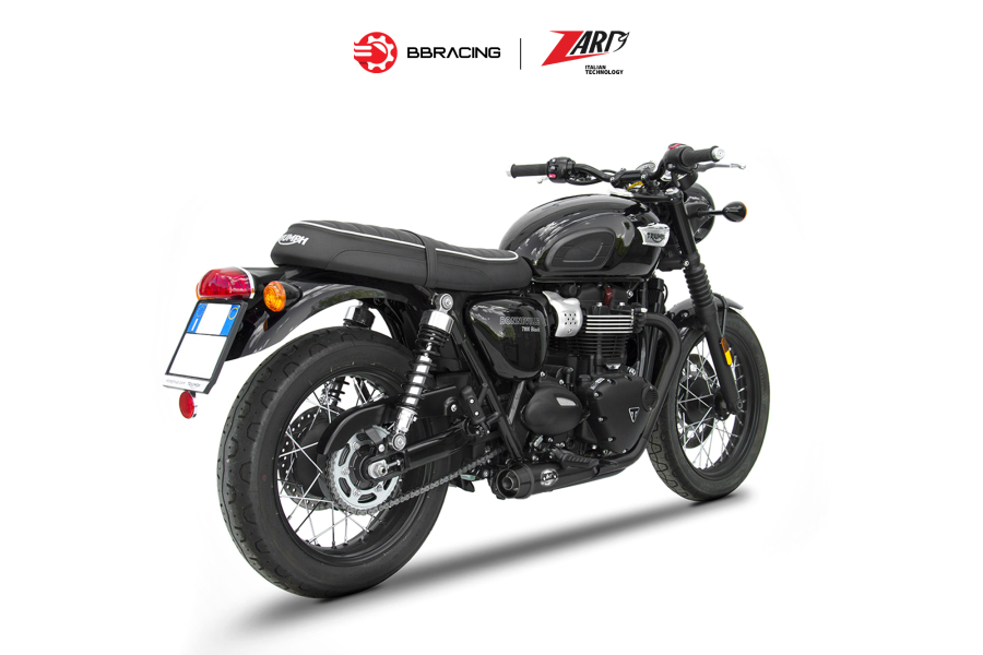 Zard Triumph Bonneville T120 2016-23 - Full Kit 2>2 Racing Black Coating