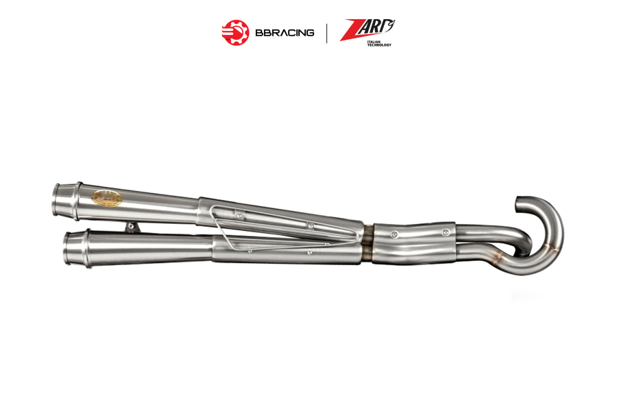 Zard Triumph Bonneville T120 2016-23 - Full Kit 2>2 High Mounted Stainless Steel