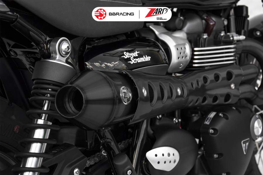 Zard Triumph Scrambler 900 - Full Kit 2>1 Black Coating