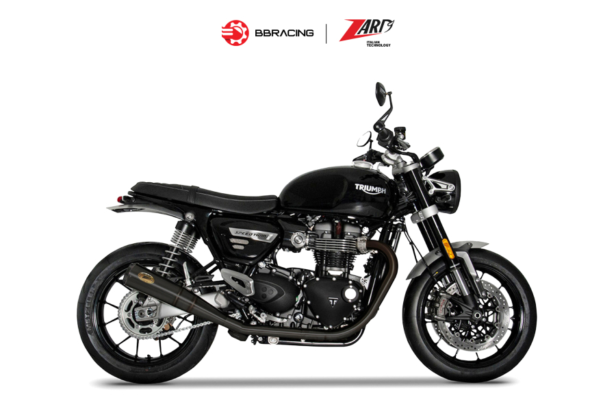 Zard Triumph Speed Twin 1200 2017-23 - Slip On N.2 Conical Black Coating