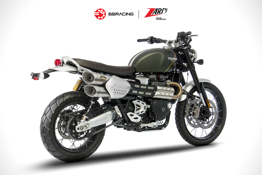 Zard Triumph Scrambler 1200 2019-20 - Slip On Stainless Steel