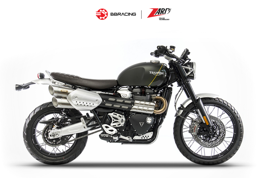 Zard Triumph Scrambler 1200 2019-20 - Slip On Stainless Steel