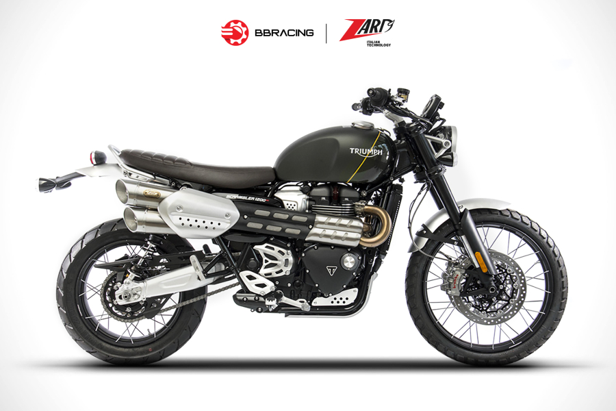 Zard Triumph Scrambler 1200 2019-20 - Slip On Stainless Steel