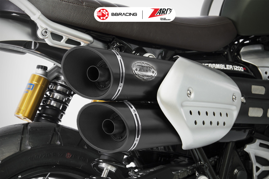Zard Triumph Scrambler 1200 2019-20 - Slip On Black Coating